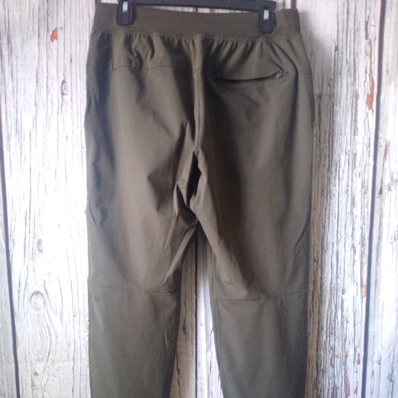 LuluLemon Joggers Tech Warpstreme Stretch Green Drawstring Athletic Pants (M) - Picture 2 of 6
